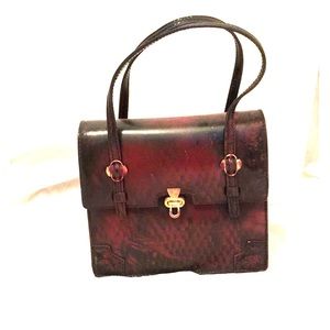 One of a kind Vintage 60's handpainted Tano purse